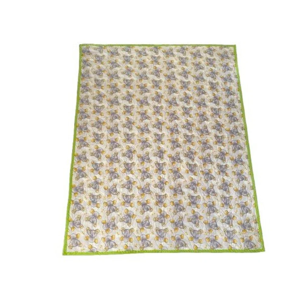 Dog Quilt Handmade Multiple Breeds Frenchies Reversible Elephants 36 X 44.50